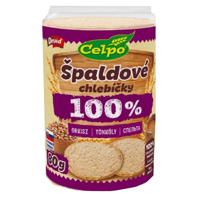 CELPO Špaldové extra jemné chlebíčky 80 g