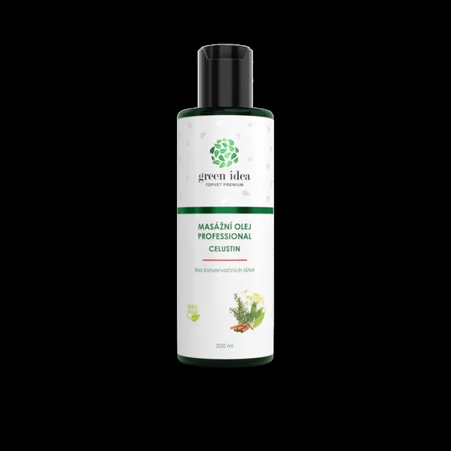 Celustin masážní olej 200 ml - Green idea