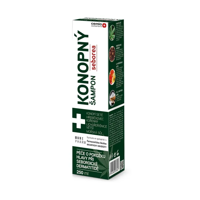 Cemio Konopný šampon Seborea 250 ml