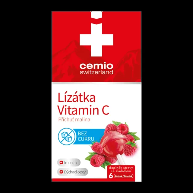 Cemio Lízátka s vitaminem C 6 ks