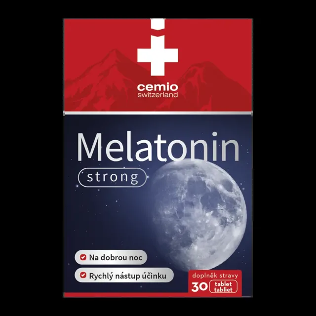 Cemio Melatonin Strong, doplněk stravy 30 ks