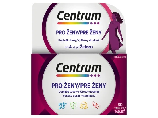 Centrum Od a až po železo doplněk stravy pro ženy 30 ks 47 g