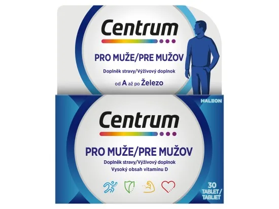 Centrum pro muže od A až po Železo, doplněk stravy, 30 tablet