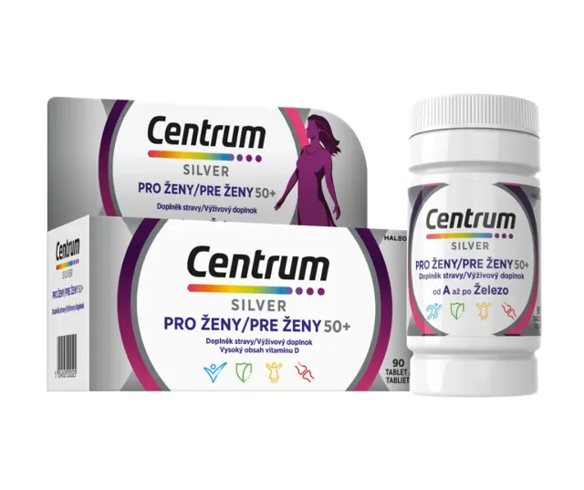 Centrum Silver pro ženy 50+ 90 tablet