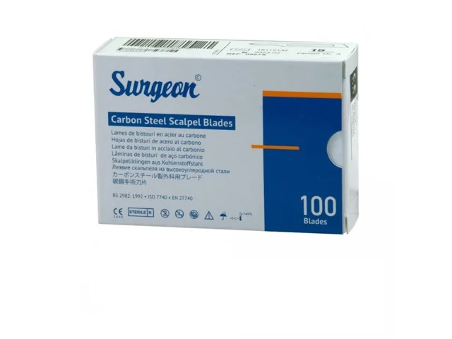 Čepelka skalp. ster. č.10 Surgeon 1ks/ v krab=100k