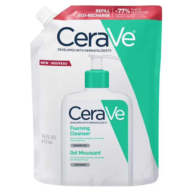 CERAVE Čistící pěnící gel náplň 473 ml