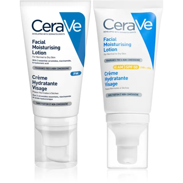 CeraVe Moisturizers Facial Moisturising Lotion sada pro intenzivní hydrataci