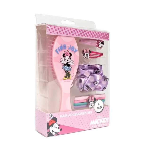 Cerdá Sada vlasových doplňků s hřebenem Minnie 8 ks