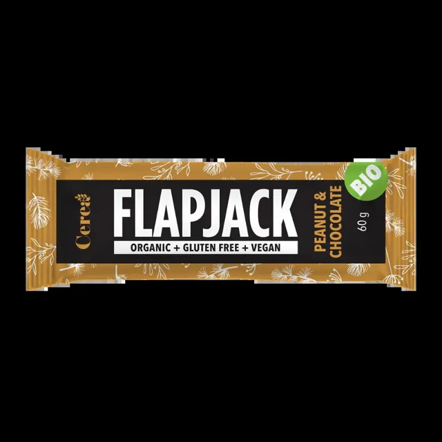 Cerea BIO Flapjack s arašídy a čokoládou 60 g