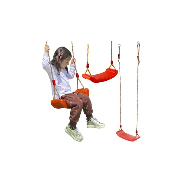 Červená plastová houpačka pro děti