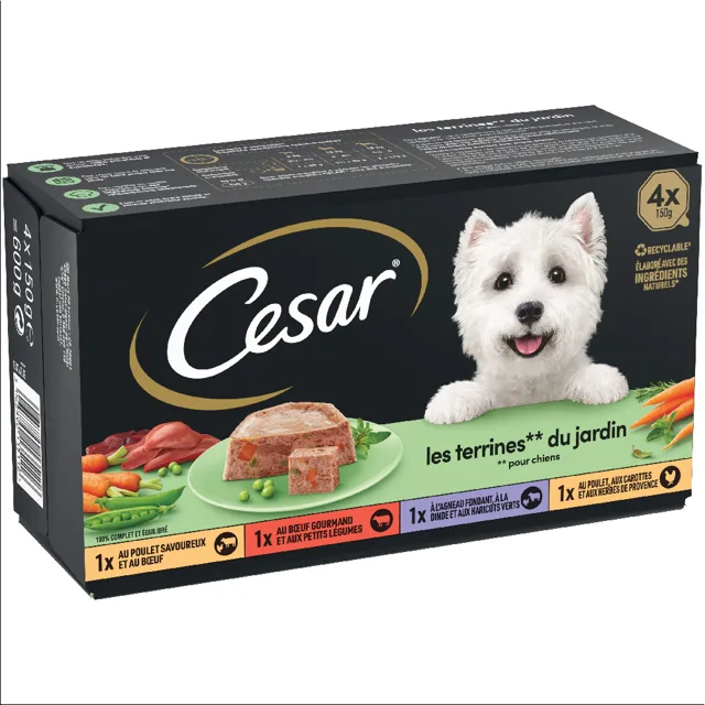 Cesar Classic Selection míchané balení - Classic Terrine (8 x 150 g)