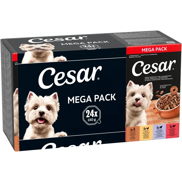 CESAR Country Goulash Mix of Flavours 24 x 150g mokré krmivo pro dospělé psy