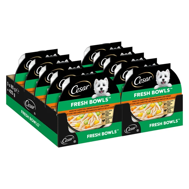 Cesar Fresh Bowls - kuřecí v omáčce 10 ks (10 x 85 g)