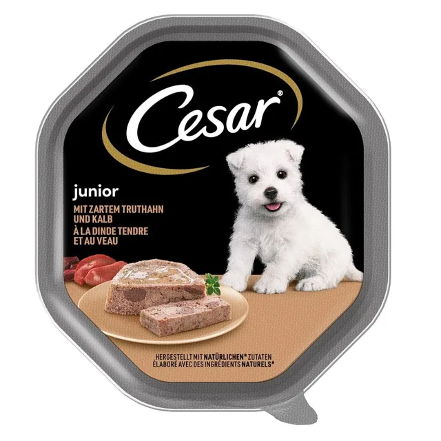 CESAR Junior Krůtí a telecí 150 g