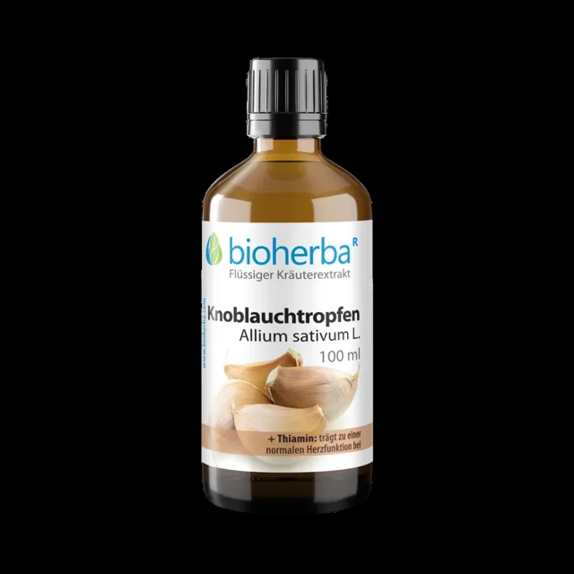 Česnek kapky – tinktura – 100 ml – Bioherba