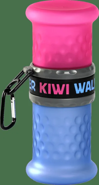 Cestovní láhev 2v1 Kiwi Walker růžová/modrá 500+750ml