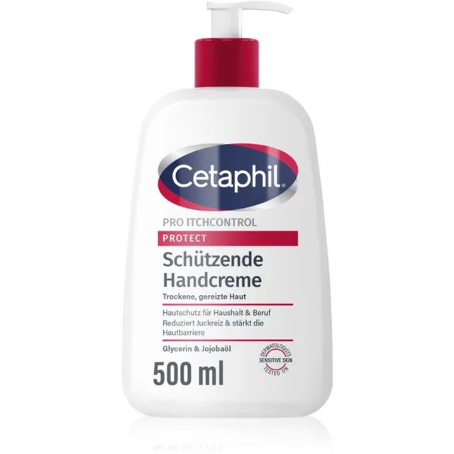 Cetaphil PRO ItchControl Protect ochranný krém na ruce pro suchou pokožku 500 ml