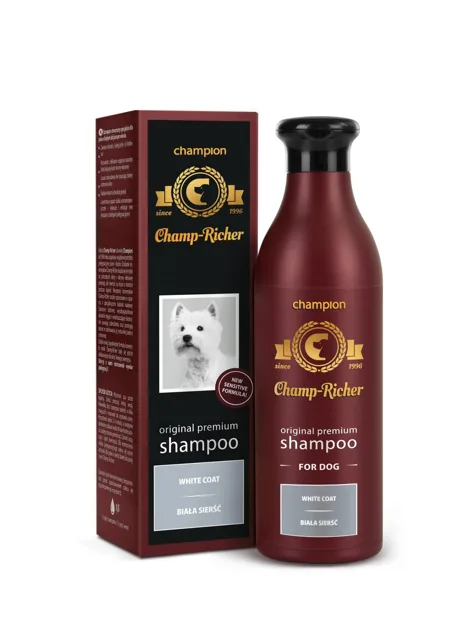 CHAMP-RICHER šampon pro psy s bílou nebo světlou srstí 250 ml
