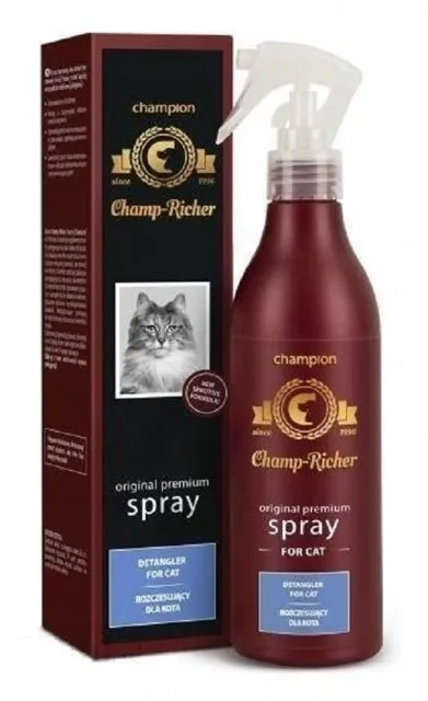 CHAMP-RICHER Sprej usnadňující rozčesávání pro kočky 250 ml