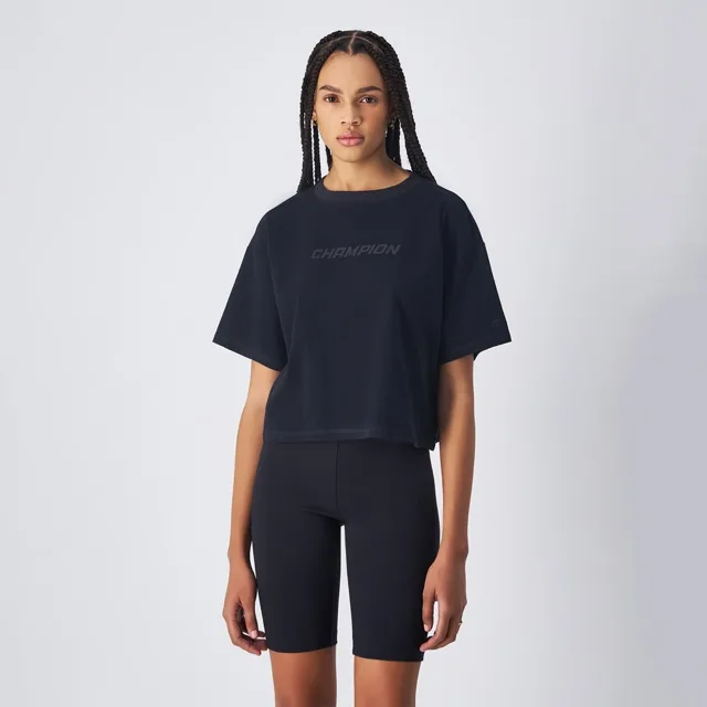 Champion Cropped T-shirt Black