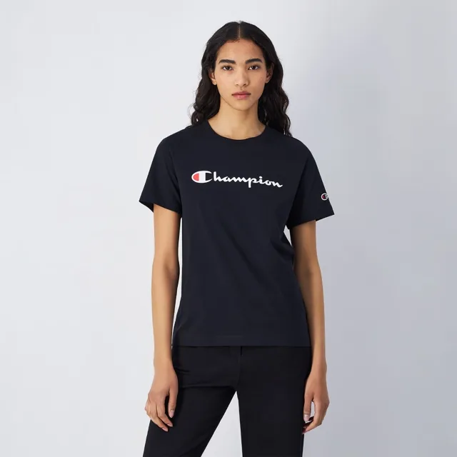 Champion Dámské tričko Big Logo Jersey Black