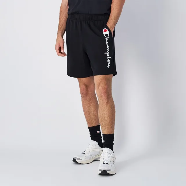 Champion Šortky Big Logo French Terry Black