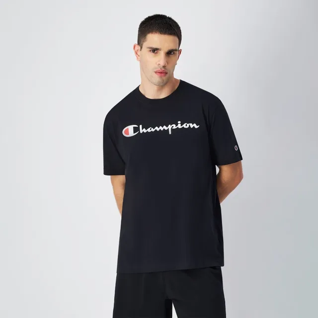 Champion Tričko Big Logo Jersey Black