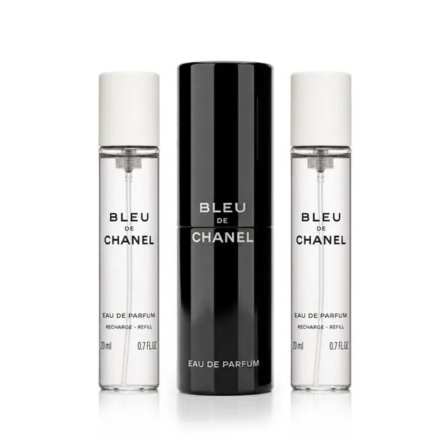 Chanel Bleu de  EDP plnitelný 20 ml + EDP náplň 2 x 20 ml M