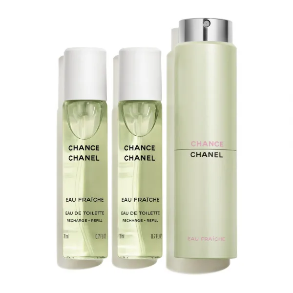 CHANEL Chance eau fraîche Toaletní voda v otočném rozprašovači - EAU DE TOILETTE 3X20ML 3x20 ml