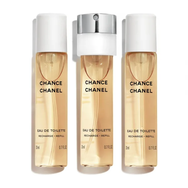 CHANEL Chance Toaletní voda v otočném rozprašovači - EAU DE TOILETTE 3X20ML 3x 20 ml
