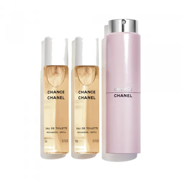 CHANEL Chance Toaletní voda v otočném rozprašovači - EAU DE TOILETTE 3X20ML 3x 20 ml