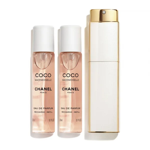 CHANEL Coco mademoiselle Parfémová voda v otočném rozprašovači - EAU DE PARFUM 3X20ML 3x 20 ml