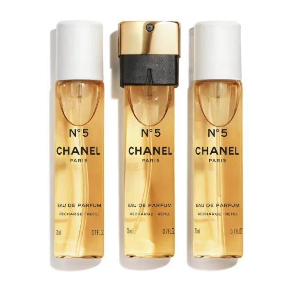 CHANEL N°5 Eau de parfum twist and spray - EAU DE PARFUM 3X20ML 3x 20 ml