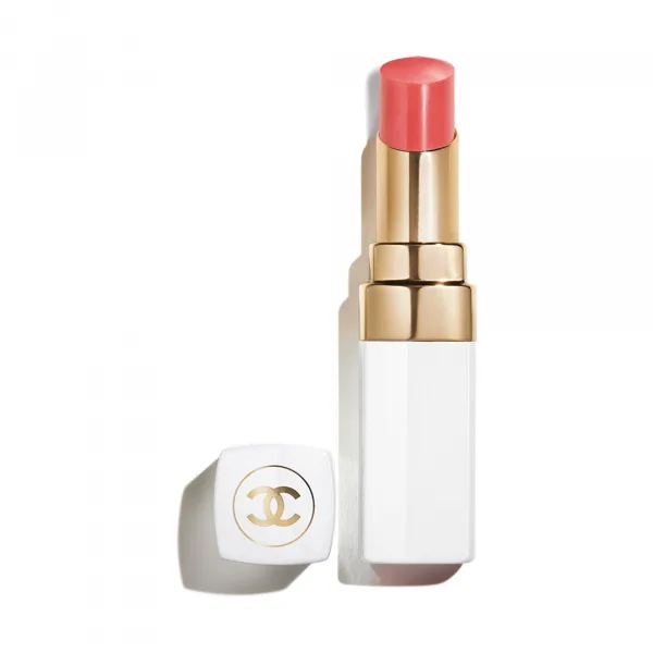 CHANEL ROUGE COCO BAUME – SATIN TÓNOVANÝ HYDRATAČNÍ BALZÁM ZINTENZIVŇUJÍCÍ KRÁSU RTŮ - 916 FLIRTY CORAL 3G 3 g