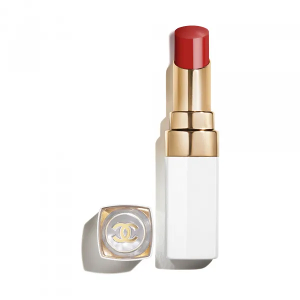 CHANEL ROUGE COCO BAUME – SHINE HYDRATING BEAUTIFYING TINTED LIP BALM TÓNOVANÝ HYDRATAČNÍ BALZÁM ZINTENZIVŇUJÍCÍ KRÁSU RTŮ - 756 CHERRY BURST 3G 3G