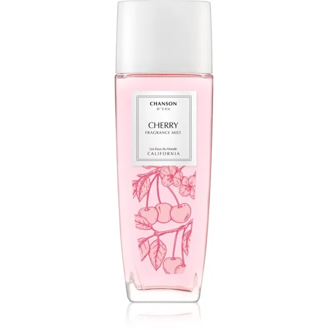 Chanson Chanson d'Eau Les Eaux Du Monde Cherry tělový sprej pro ženy 75 ml
