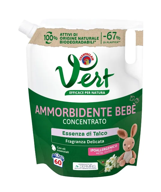 Chante Clair Vert Eco Aviváž na dětské prádlo Essenza di Talco 1200 ml