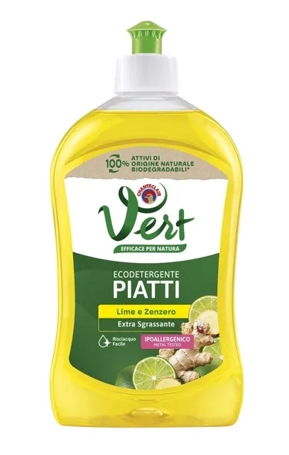 Chante Clair Vert Eco Mycí prostředek na nádobí Lime e Zenzero 500 ml