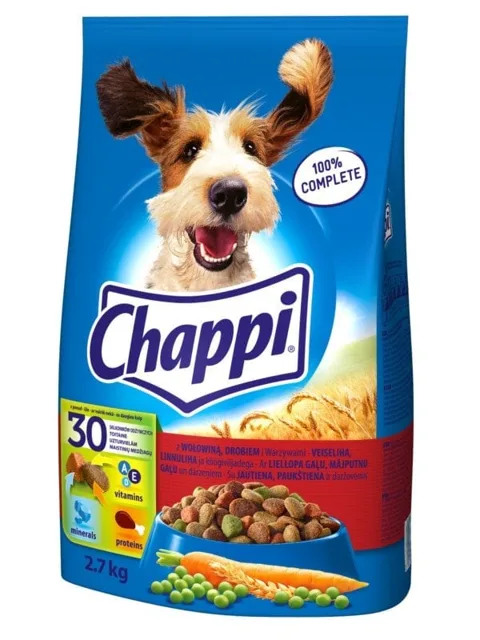 CHAPPI Hovězí a drůběž 2.7 kg