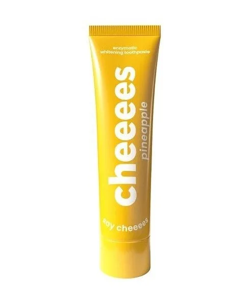 Cheeees Enzymatická bělicí zubní pasta Pineapple 60 g