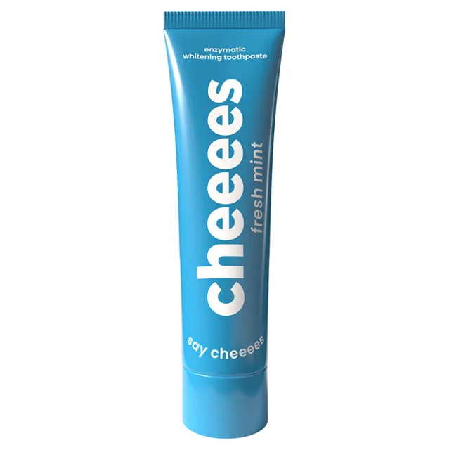 CHEEEES Fresh mint enzymatická bělící zubní pasta 60 g