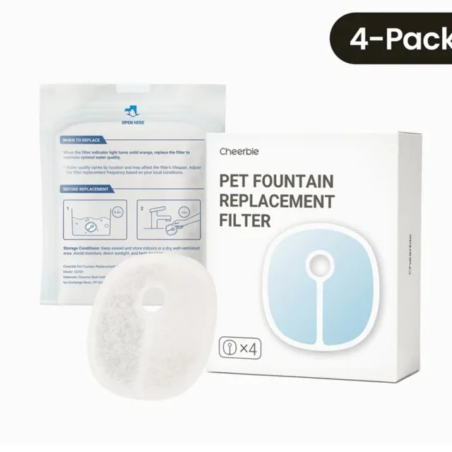 Cheerble filtry Elfin E1+, E1, D1 Pro - 4 ks | P59429