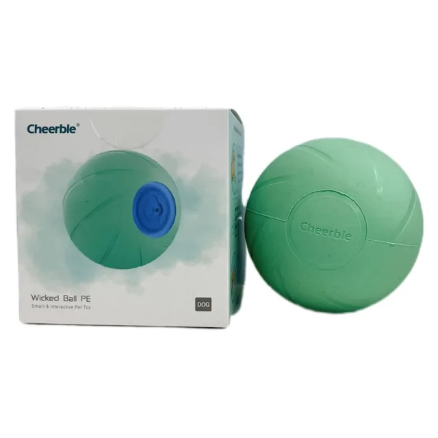 Cheerble Wicked Ball elektronická hračka pro psy, zelená - Ø 7,7 cm