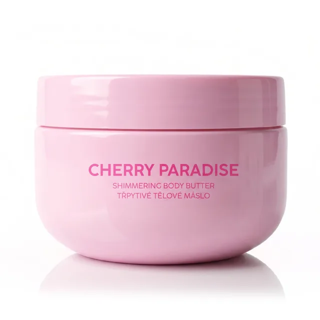 Cherry Paradise – třpytivé tělové máslo Dermacol - Oficiální e-shop Dermacol
