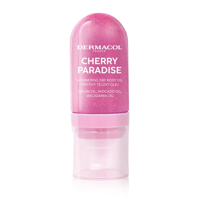 Cherry Paradise – třpytivý suchý tělový olej Dermacol - Oficiální e-shop Dermacol