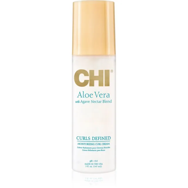 CHI Aloe Vera Moisturizing Curl Cream bezoplachový sprej pro vlnité a kudrnaté vlasy 147 ml