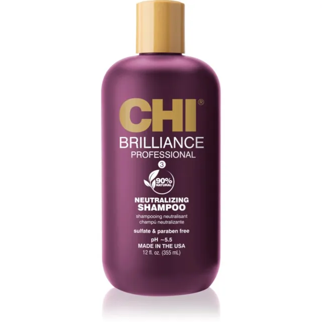 CHI Brilliance Deep Neutralizing Shampoo šampon s olivovým olejem 355 ml