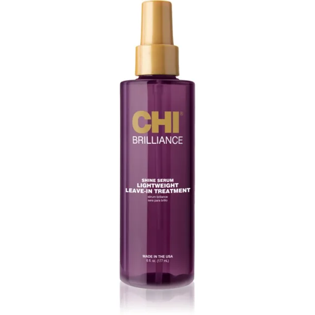 CHI Brilliance Shine Serum Lightweight Leave-in Ttreatment lehké sérum pro lesk a hebkost vlasů 177 ml