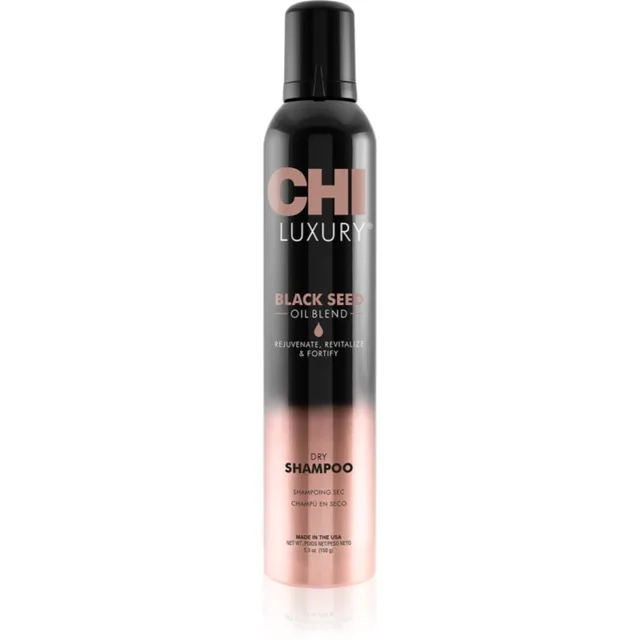 CHI Luxury Black Seed Oil Dry Shampoo matný suchý šampon pro objem 150 ml