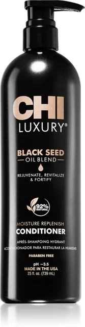 CHI Luxury Black Seed Oil Moisture Replenish kondicioner 739 ml (poškozený aplikátor)